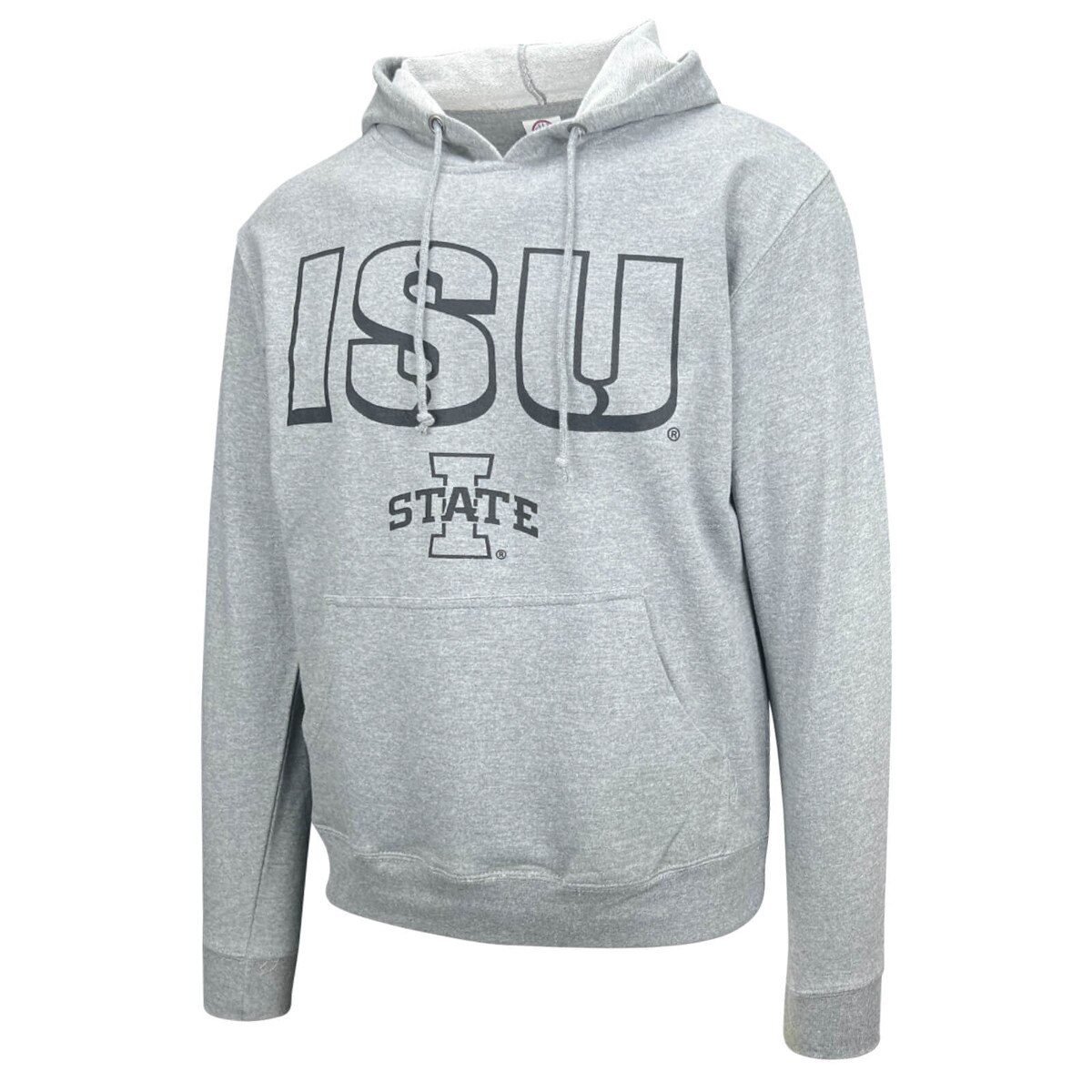 College House I-State Heather Gray Hooded Sweatshirt